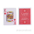 Cartões personalizados de pôquer de cassino plástico